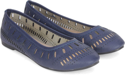 Bata DEEP LASER BALLERINA Bellies For Women(Navy, Blue