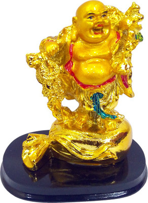 FABZONE Gold Plated Fengshui Lord Laughing Buddha Statue God Good Luck Charm Sculputer Handicraft Idol Diwali Decorative Spiritual Puja Vastu Showpiece Figurine - Religious Pooja Gift Item & Murti for Mandir / Temple / Home / Office Decorative Showpiece -
FABZONE Gold Plated Fengshui Lord Laughing Buddha Statue God Good Luck Charm Sculputer Handicraft Idol Diwali Decorative Spiritual Puja Vastu Showpiece Figurine - Religious Pooja Gift Item & Murti for Mandir / Temple / Home / Office Decorative Showpiece -