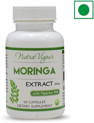 Perennial Lifesciences NutraVigour Moringa Extract Dietary Supplement - 60 Capsules ( 50X Powerful than Moringa Powder)(60 No)
Perennial Lifesciences NutraVigour Moringa Extract Dietary Supplement - 60 Capsules ( 50X Powerful than Moringa Powder)(60 No)