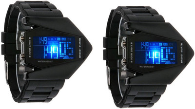 COSMIC SET OF 2 LED Aircraft Model wrist watch with 7 light Watch - For Boys
COSMIC SET OF 2 LED Aircraft Model wrist watch with 7 light Watch - For Boys