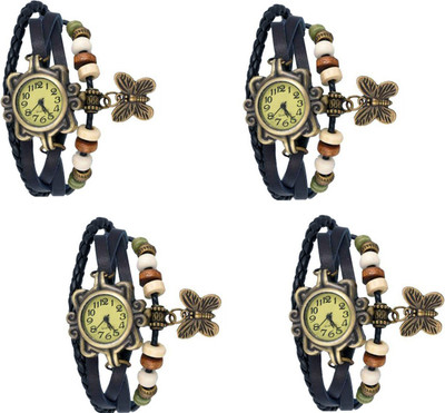 COSMIC SET OF 4 Round Dial BLACK Strap Butterfly PENDENT PARTY WEAR LADIES BRACELET Watch - For Women
COSMIC SET OF 4 Round Dial BLACK Strap Butterfly PENDENT PARTY WEAR LADIES BRACELET Watch - For Women