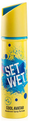Set Wet cool avtar Body Spray - For Men(150 ml)