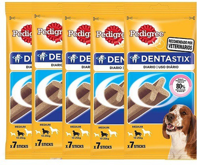Pedigree Daily Oral Care Denta Stix Medium Dog Treat For Fresh Breath (7 in 1) (Pack Of 5) Chicken Dog Treat(900 g, Pack of 5)
Pedigree Daily Oral Care Denta Stix Medium Dog Treat For Fresh Breath (7 in 1) (Pack Of 5) Chicken Dog Treat(900 g, Pack of 5)
