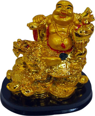 FABZONE Gold Plated Fengshui Lord Laughing Buddha Statue God Good Luck Charm Sculputer Handicraft Idol Diwali Decorative Spiritual Puja Vastu Showpiece Figurine - Religious Pooja Gift Item & Murti for Mandir / Temple / Home / Office Decorative Showpiece -
FABZONE Gold Plated Fengshui Lord Laughing Buddha Statue God Good Luck Charm Sculputer Handicraft Idol Diwali Decorative Spiritual Puja Vastu Showpiece Figurine - Religious Pooja Gift Item & Murti for Mandir / Temple / Home / Office Decorative Showpiece -