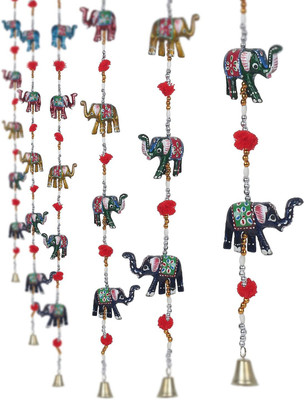 eCraftIndia Rajasthani Elephant Door Hanging Home Decor- Set of 2 Decorative Showpiece - 96 cm(Ceramic, Multicolor)
eCraftIndia Rajasthani Elephant Door Hanging Home Decor- Set of 2 Decorative Showpiece - 96 cm(Ceramic, Multicolor)