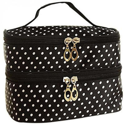 Aeoss Fashion Double-deck Travel Toiletry Beauty Cosmetic Bag Makeup Case Organizer Zipper Holder Handbag Cosmetic Bag Vanity Box(Black)
Aeoss Fashion Double-deck Travel Toiletry Beauty Cosmetic Bag Makeup Case Organizer Zipper Holder Handbag Cosmetic Bag Vanity Box(Black)