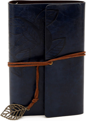Inscripto Regular Diary(Blue Leaf Print Diary, Blue)