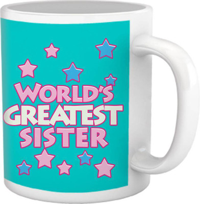 ME&YOU Gifts On Birthday Anniversary Rakhi Bhai Dooj For Sis; World's Greatest Sister (IDuplicate147) Printed Ceramic Mug(325 ml), Multicolor
ME&YOU Gifts On Birthday Anniversary Rakhi Bhai Dooj For Sis; World's Greatest Sister (IDuplicate147) Printed Ceramic Mug(325 ml), Multicolor