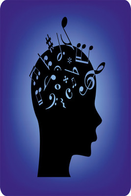 Music-Brain Poster Paper Print(18 inch X 12 inch, Rolled)