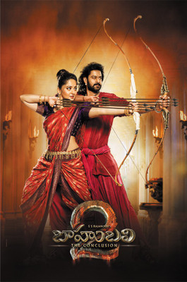 RadhaKripa bahubali 2 poster12 Paper Print(18 inch X 12 inch, Rolled)