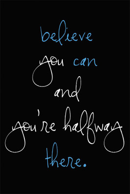 believ you can poster1 Paper Print(18 inch X 12 inch, Rolled)