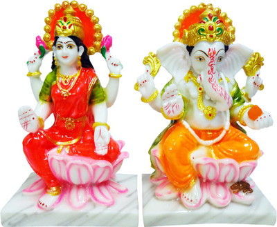 FABZONE Marbel Look Lord Laxmi Ganesha Statue Hindu Goddess lakshmi and God Ganpati Sculputer Handicraft Idol Diwali Decorative Spiritual Puja Vastu Showpiece Figurine - Religious Pooja Gift Item & Murti for Mandir / Temple / Home / Office Decorative Show
FABZONE Marbel Look Lord Laxmi Ganesha Statue Hindu Goddess lakshmi and God Ganpati Sculputer Handicraft Idol Diwali Decorative Spiritual Puja Vastu Showpiece Figurine - Religious Pooja Gift Item & Murti for Mandir / Temple / Home / Office Decorative Show