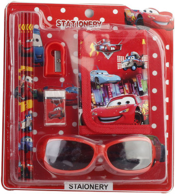 Parteet New Mix Stationery Kit Set with Goggles