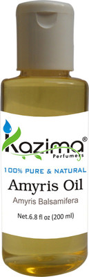 KAZIMA Amyris Essential Oil (200ML) 100% Pure Natural & Undiluted For Skin care & Hair treatment(200 ml)
KAZIMA Amyris Essential Oil (200ML) 100% Pure Natural & Undiluted For Skin care & Hair treatment(200 ml)