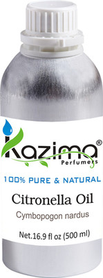 KAZIMA Citronella Essential Oil (500ML) 100% Pure Natural & Enjoy the Innumerable Benefits of Therapeutic Grade(500 ml)
KAZIMA Citronella Essential Oil (500ML) 100% Pure Natural & Enjoy the Innumerable Benefits of Therapeutic Grade(500 ml)
