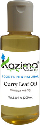 KAZIMA Curry Leaf Essential Oil (200ML) 100% Pure Natural & Undiluted For Skin care & Hair treatment(200 ml)
KAZIMA Curry Leaf Essential Oil (200ML) 100% Pure Natural & Undiluted For Skin care & Hair treatment(200 ml)