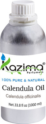 KAZIMA Calendula Essential Oil (1000ML) 100% Pure Natural & Undiluted For Skin care & Hair treatment(1000 ml)
KAZIMA Calendula Essential Oil (1000ML) 100% Pure Natural & Undiluted For Skin care & Hair treatment(1000 ml)