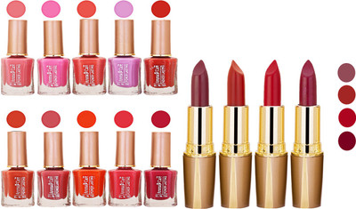 Aroma Care Wholesale Rate Combo Of Nail Polish And RG Lipstick 66(Set of 2)
