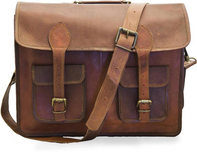 Craft Shop Messenger Bag(Brown)