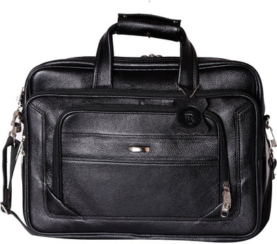 RLE 17 inch Laptop Messenger Bag(Black), Rle-blk