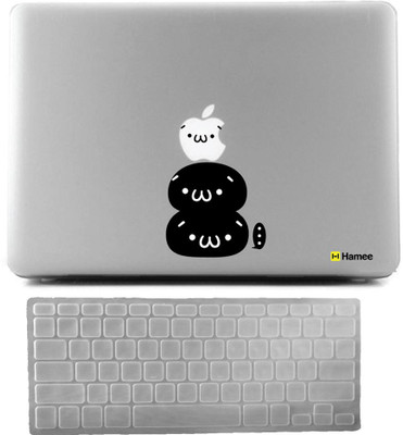 Hamee ok Pro 15 inch cover 2016 Touchbar edition (A1707) with Keyboard Skin Combo 147 Rubber Laptop Decal 15