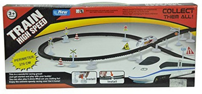 Toyshine High Speed Metro with flyover Track Battery operated Train (silver)(Silver)
Toyshine High Speed Metro with flyover Track Battery operated Train (silver)(Silver)