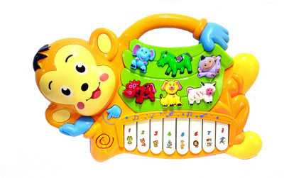 TALKING GANESHA Monkey Musical Piano with 3 different music modes, flashing lights & music toy for kids(Multicolor)
TALKING GANESHA Monkey Musical Piano with 3 different music modes, flashing lights & music toy for kids(Multicolor)