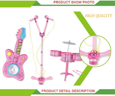 Taaza Garam kids big size musical play set electronic Guitar + Microphone + jazz drum set(Multicolor)
Taaza Garam kids big size musical play set electronic Guitar + Microphone + jazz drum set(Multicolor)