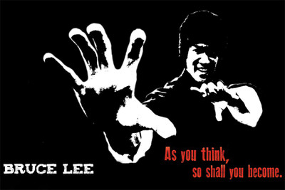 bruce lee motivotion poster Poster Paper Print(18 inch X 12 inch, Rolled)