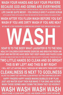 Wash-Your hands poster1 Paper Print(18 inch X 12 inch, Rolled)