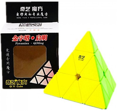 Stylezit QiYi QiMing Pyraminx Rubik's Cube Stickerless(1 Pieces)