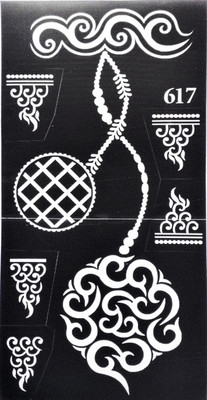 ARR Henna Stencils ARR Henna Stencil Sticker(HENNA DESIGN)