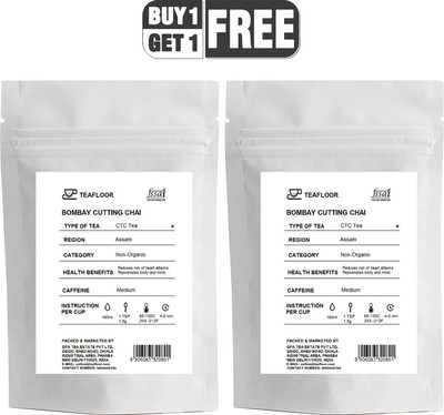 Tea Floor Buy 1 Get 1 Free Bombay Cutting Chai Spices Infusion Tea Vacuum Pack(200 g)
Tea Floor Buy 1 Get 1 Free Bombay Cutting Chai Spices Infusion Tea Vacuum Pack(200 g)