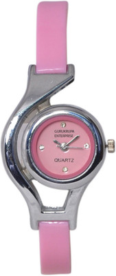 GURUKRUPA ENTERPRISE Women WC Pink Dial Designer Analog Watch Watch - For Women