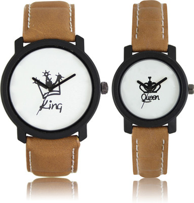 Shivam Retail LR- King-Queen Designer Special Addition With attractive Leather Strap Watch - For Couple
Shivam Retail LR- King-Queen Designer Special Addition With attractive Leather Strap Watch - For Couple