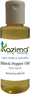 KAZIMA Black Pepper Essential Oil (200ML) 100% Pure Natural & Undiluted For Skin care & Hair treatment(200 ml)
KAZIMA Black Pepper Essential Oil (200ML) 100% Pure Natural & Undiluted For Skin care & Hair treatment(200 ml)