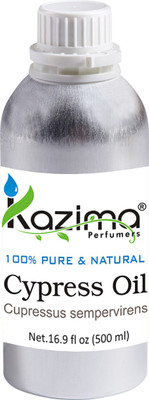KAZIMA Cypress Essential Oil (500ML) 100% Pure Natural & Undiluted For Skin care & Hair treatment(500 ml)
KAZIMA Cypress Essential Oil (500ML) 100% Pure Natural & Undiluted For Skin care & Hair treatment(500 ml)