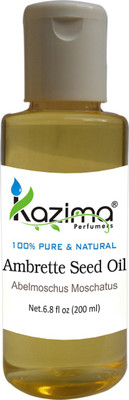 KAZIMA Ambrette Seed Essential Oil (200ML) 100% Pure Natural & Undiluted For Skin care & Hair treatment(200 ml)
KAZIMA Ambrette Seed Essential Oil (200ML) 100% Pure Natural & Undiluted For Skin care & Hair treatment(200 ml)