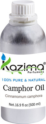 KAZIMA Camphor Essential Oil (500ML) 100% Pure Natural & Undiluted For Skin care & Hair treatment(500 ml)
KAZIMA Camphor Essential Oil (500ML) 100% Pure Natural & Undiluted For Skin care & Hair treatment(500 ml)