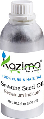 KAZIMA Sesame seed Cold Pressed Carrier Oil (300ML) 100% Pure Natural & Undiluted For Skin care & Hair treatment(300 ml)
KAZIMA Sesame seed Cold Pressed Carrier Oil (300ML) 100% Pure Natural & Undiluted For Skin care & Hair treatment(300 ml)