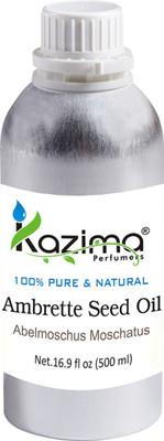 KAZIMA Ambrette Seed Essential Oil (500ML) 100% Pure Natural & Undiluted For Skin care & Hair treatment(500 ml)
KAZIMA Ambrette Seed Essential Oil (500ML) 100% Pure Natural & Undiluted For Skin care & Hair treatment(500 ml)