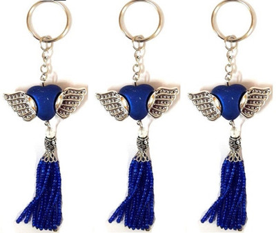 MM Set of 2 Fashionable Blue Keychain of Heart Shaped with Wings Premium Charm Pendant Key Chain Key Chain
MM Set of 2 Fashionable Blue Keychain of Heart Shaped with Wings Premium Charm Pendant Key Chain Key Chain