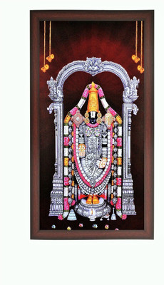 Sparkle Print Photo Of Tirupati Balaji In Brown Wooden Frame Big Fine Art Print(22 inch X 12 inch, Framed)
Sparkle Print Photo Of Tirupati Balaji In Brown Wooden Frame Big Fine Art Print(22 inch X 12 inch, Framed)