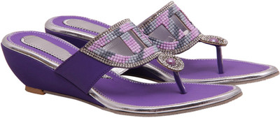 Fashbeat Women Blue Wedges