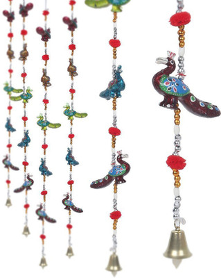 eCraftIndia Rajasthani Handcrafted Peacock Door Hanging Home Decor- Set of 2 ... Decorative Showpiece - 96 cm(Ceramic, Multicolor)
eCraftIndia Rajasthani Handcrafted Peacock Door Hanging Home Decor- Set of 2 ... Decorative Showpiece - 96 cm(Ceramic, Multicolor)