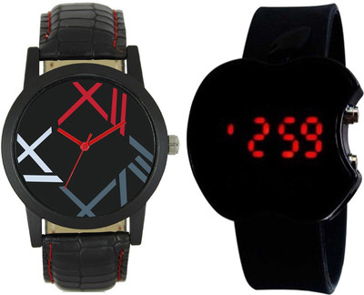 SRK ENTERPRISE Kids Watch Combo With Stylish And Sporty Look LR 0012_ Black Apple Watch - For Boys
SRK ENTERPRISE Kids Watch Combo With Stylish And Sporty Look LR 0012_ Black Apple Watch - For Boys