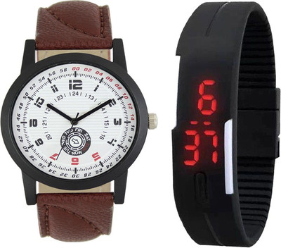 SRK ENTERPRISE Kids Watch Combo With Stylish And Sporty Look LR 0011_ Black Led Watch - For Boys
SRK ENTERPRISE Kids Watch Combo With Stylish And Sporty Look LR 0011_ Black Led Watch - For Boys