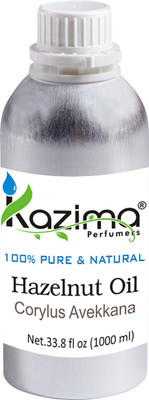 KAZIMA Hazelnut Cold Pressed Carrier Oil (1000ML) 100% Pure Natural & Undiluted For Skin care & Hair treatment(1000 ml)
KAZIMA Hazelnut Cold Pressed Carrier Oil (1000ML) 100% Pure Natural & Undiluted For Skin care & Hair treatment(1000 ml)