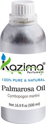 KAZIMA Palmarosa Essential Oil (500ML) 100% Pure Natural & Undiluted For Skin care & Hair treatment(500 ml)
KAZIMA Palmarosa Essential Oil (500ML) 100% Pure Natural & Undiluted For Skin care & Hair treatment(500 ml)