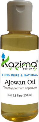 KAZIMA Ajowan Essential Oil (200ML) 100% Pure Natural & Undiluted For Skin care & Hair treatment(200 ml)
KAZIMA Ajowan Essential Oil (200ML) 100% Pure Natural & Undiluted For Skin care & Hair treatment(200 ml)